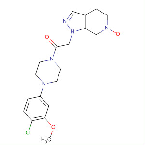 918484-14-7  Ethanone,1-[4-(4-chloro-3-methoxyphenyl)-1-piperazinyl]-2-(6-oxido-1H-pyrazolo[3,4-c]pyridin-1-yl)-