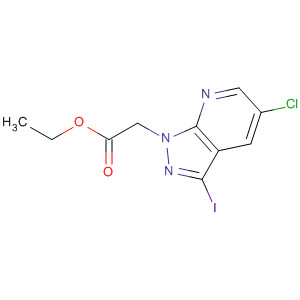 918485-03-7  1H-Pyrazolo[3,4-b]pyridine-1-acetic acid, 5-chloro-3-iodo-, ethyl ester