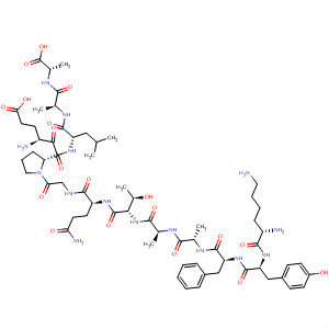 918486-54-1  L-Alanine,L-lysyl-L-tyrosyl-L-phenylalanyl-L-alanyl-L-alanyl-L-threonyl-L-glutaminylglycyl-L-a-glutamyl-L-prolyl-L-leucyl-L-alanyl-