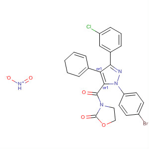 918497-86-6  2-Oxazolidinone,3-[[(4R,5S)-1-(4-bromophenyl)-3-(3-chlorophenyl)-4,5-dihydro-4-(4-nitrophenyl)-1H-pyrazol-5-yl]carbonyl]-, rel-