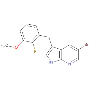 918506-48-6  1H-Pyrrolo[2,3-b]pyridine,5-bromo-3-[(2-fluoro-3-methoxyphenyl)methyl]-