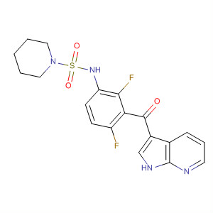 918506-52-2  1-Piperidinesulfonamide,N-[2,4-difluoro-3-(1H-pyrrolo[2,3-b]pyridin-3-ylcarbonyl)phenyl]-