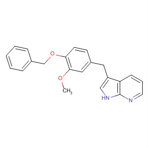 918508-04-0  1H-Pyrrolo[2,3-b]pyridine,3-[[3-methoxy-4-(phenylmethoxy)phenyl]methyl]-
