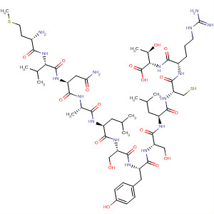 918527-09-0  L-Threonine,L-methionyl-L-valyl-L-asparaginyl-L-alanyl-L-leucyl-L-seryl-L-tyrosyl-L-seryl-L-leucyl-L-cysteinyl-L-arginyl-