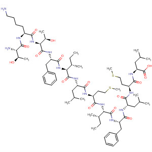 918527-31-8  L-Leucine,L-threonyl-L-lysyl-L-threonyl-L-phenylalanyl-L-isoleucyl-L-leucyl-L-methionyl-L-isoleucyl-L-phenylalanyl-L-leucyl-L-methionyl-