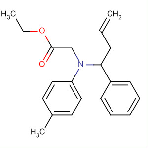 918530-10-6  Glycine, N-(4-methylphenyl)-N-(1-phenyl-3-buten-1-yl)-, ethyl ester