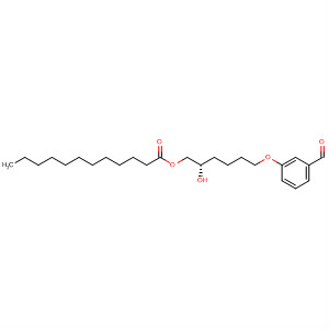 918531-76-7  Dodecanoic acid, (2S)-6-(3-formylphenoxy)-2-hydroxyhexyl ester