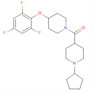918532-28-2  Methanone,(1-cyclopentyl-4-piperidinyl)[4-(2,4,6-trifluorophenoxy)-1-piperidinyl]-