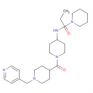 918532-58-8  1-Piperidinepropanamide,N-[1-[[1-(4-pyridinylmethyl)-4-piperidinyl]carbonyl]-4-piperidinyl]-