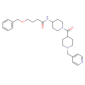 918532-68-0  Butanamide,4-(phenylmethoxy)-N-[1-[[1-(4-pyridinylmethyl)-4-piperidinyl]carbonyl]-4-piperidinyl]-