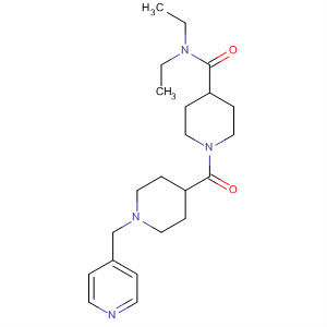 918532-82-8  4-Piperidinecarboxamide,N,N-diethyl-1-[[1-(4-pyridinylmethyl)-4-piperidinyl]carbonyl]-