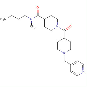 918532-84-0  4-Piperidinecarboxamide,N-butyl-N-methyl-1-[[1-(4-pyridinylmethyl)-4-piperidinyl]carbonyl]-