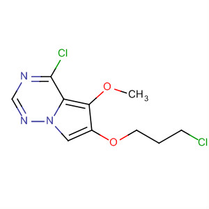 918537-50-5  Pyrrolo[2,1-f][1,2,4]triazine, 4-chloro-6-(3-chloropropoxy)-5-methoxy-
