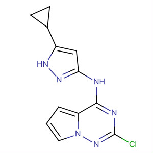 918538-08-6  Pyrrolo[2,1-f][1,2,4]triazin-4-amine,2-chloro-N-(5-cyclopropyl-1H-pyrazol-3-yl)-