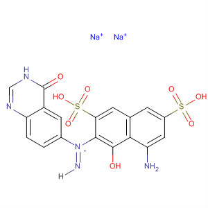 918538-13-3  2,7-Naphthalenedisulfonic acid,5-amino-3-[2-(3,4-dihydro-4-oxo-6-quinazolinyl)diazenyl]-4-hydroxy-,sodium salt (1:2)