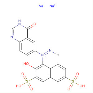 918538-25-7  2,7-Naphthalenedisulfonic acid,4-[2-(3,4-dihydro-4-oxo-6-quinazolinyl)diazenyl]-3-hydroxy-, sodium salt(1:2)