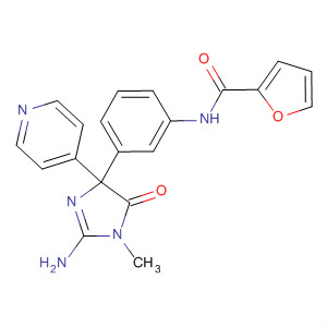 918541-96-5  2-Furancarboxamide,N-[3-[2-amino-4,5-dihydro-1-methyl-5-oxo-4-(4-pyridinyl)-1H-imidazol-4-yl]phenyl]-