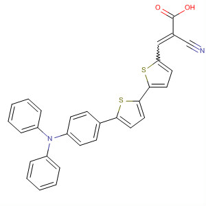 918549-96-9  2-Propenoic acid,2-cyano-3-[5'-[4-(diphenylamino)phenyl][2,2'-bithiophen]-5-yl]-