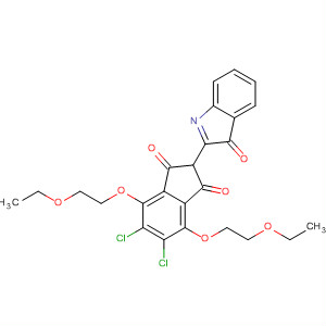 918621-17-7  1H-Indene-1,3(2H)-dione,5,6-dichloro-4,7-bis(2-ethoxyethoxy)-2-(3-oxo-3H-indol-2-yl)-