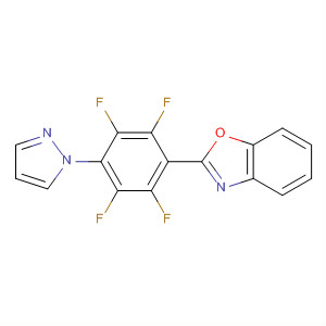 918621-50-8  Benzoxazole, 2-[2,3,5,6-tetrafluoro-4-(1H-pyrazol-1-yl)phenyl]-