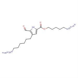918625-16-8  1H-Pyrrole-2-carboxylic acid, 4-(6-azidohexyl)-5-formyl-, 5-azidopentylester