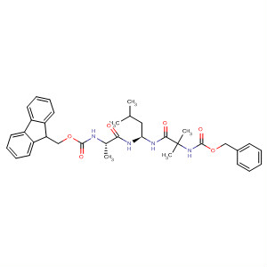918625-50-0  2,5,7,10-Tetraazaundecanedioic acid,3,3,9-trimethyl-6-(2-methylpropyl)-4,8-dioxo-, 11-(9H-fluoren-9-ylmethyl)1-(phenylmethyl) ester, (6R,9S)- 918625-50-0  2,5,7,10-Tetraazaundecanedioic acid,3,3,9-trimethyl-6-(2-methylpropyl)-4,8-dioxo-, 11-(9H-fluoren-9-ylmethyl)1-(phenylmethyl) ester, (6R,9S)-
