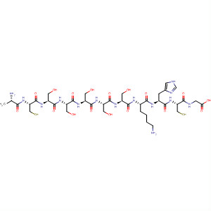918629-50-2  Glycine,L-alanyl-L-cysteinyl-L-seryl-L-seryl-L-seryl-L-seryl-L-seryl-L-lysyl-L-histidyl-L-cysteinyl-
