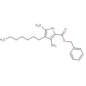 918632-01-6  1H-Pyrrole-2-carboxylic acid, 4-heptyl-3,5-dimethyl-, phenylmethyl ester