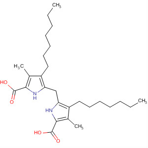 918632-04-9  1H-Pyrrole-2-carboxylic acid, 5,5'-methylenebis[4-heptyl-3-methyl-