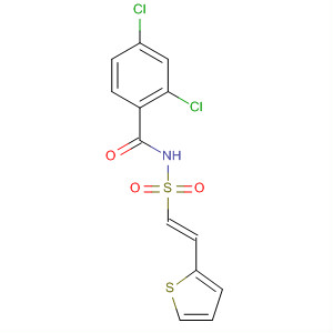 918635-17-3  Benzamide, 2,4-dichloro-N-[[(1E)-2-(2-thienyl)ethenyl]sulfonyl]-