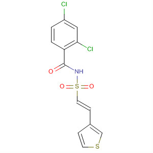 918635-19-5  Benzamide, 2,4-dichloro-N-[[(1E)-2-(3-thienyl)ethenyl]sulfonyl]-