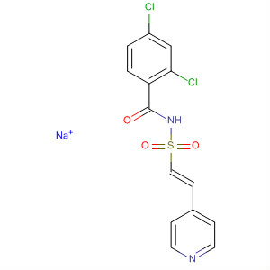 918635-33-3  Benzamide, 2,4-dichloro-N-[[(1E)-2-(4-pyridinyl)ethenyl]sulfonyl]-,sodium salt (1:1)