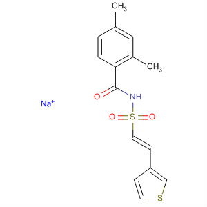 918635-76-4  Benzamide, 2,4-dimethyl-N-[[(1E)-2-(3-thienyl)ethenyl]sulfonyl]-, sodiumsalt (1:1)