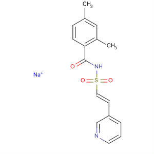 918635-92-4  Benzamide, 2,4-dimethyl-N-[[(1E)-2-(3-pyridinyl)ethenyl]sulfonyl]-,sodium salt (1:1)