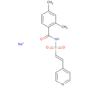 918635-93-5  Benzamide, 2,4-dimethyl-N-[[(1E)-2-(4-pyridinyl)ethenyl]sulfonyl]-,sodium salt (1:1)