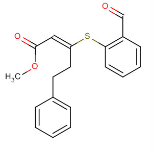 918637-58-8  2-Pentenoic acid, 3-[(2-formylphenyl)thio]-5-phenyl-, methyl ester, (2E)-