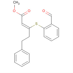 918637-67-9  2-Pentenoic acid, 3-[(2-formylphenyl)thio]-5-phenyl-, methyl ester, (2Z)-