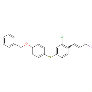 918645-10-0  Benzene,1-[[3-chloro-4-(3-iodo-1-propen-1-yl)phenyl]thio]-4-(phenylmethoxy)-