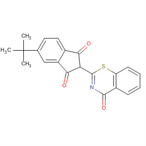 918647-45-7  1H-Indene-1,3(2H)-dione,5-(1,1-dimethylethyl)-2-(4-oxo-4H-1,3-benzothiazin-2-yl)-