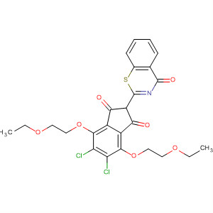 918647-51-5  1H-Indene-1,3(2H)-dione,5,6-dichloro-4,7-bis(2-ethoxyethoxy)-2-(4-oxo-4H-1,3-benzothiazin-2-yl)-