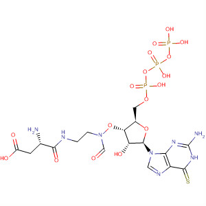 918656-30-1  Guanosine 5'-(tetrahydrogen triphosphate), 6-thio-,3'-[N-[2-[[(2S)-2-amino-3-carboxy-1-oxopropyl]amino]ethyl]carbamate]