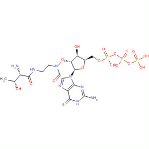 918656-33-4  Guanosine 5'-(tetrahydrogen triphosphate), 6-thio-,2'-[N-[2-[[(2S,3R)-2-amino-3-hydroxy-1-oxobutyl]amino]ethyl]carbamate]