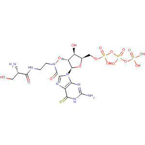 918656-35-6  Guanosine 5'-(tetrahydrogen triphosphate), 6-thio-,2'-[N-[2-[[(2S)-2-amino-3-hydroxy-1-oxopropyl]amino]ethyl]carbamate]