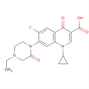 918659-18-4  3-Quinolinecarboxylic acid,1-cyclopropyl-7-(4-ethyl-2-oxo-1-piperazinyl)-6-fluoro-1,4-dihydro-4-oxo-