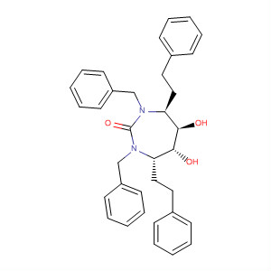 918659-91-3  2H-1,3-Diazepin-2-one,hexahydro-5,6-dihydroxy-4,7-bis(2-phenylethyl)-1,3-bis(phenylmethyl)-,(4S,5R,6R,7S)- 918659-91-3  2H-1,3-Diazepin-2-one,hexahydro-5,6-dihydroxy-4,7-bis(2-phenylethyl)-1,3-bis(phenylmethyl)-,(4S,5R,6R,7S)-