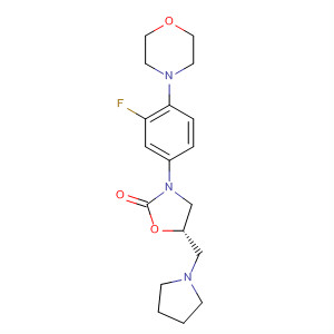 918664-19-4  2-Oxazolidinone,3-[3-fluoro-4-(4-morpholinyl)phenyl]-5-(1-pyrrolidinylmethyl)-, (5S)-