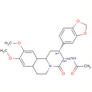 918665-66-4  Acetamide,N-[(2R,3S)-2-(1,3-benzodioxol-5-yl)-3,4,6,7-tetrahydro-9,10-dimethoxy-4-oxo-2H-benzo[a]quinolizin-3-yl]-, rel-