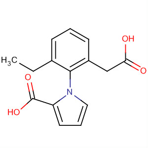 918667-54-6  1H-Pyrrole-2-carboxylic acid, 1-[2-(carboxymethyl)-6-ethylphenyl]-