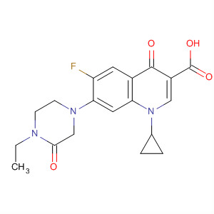 918668-11-8  3-Quinolinecarboxylic acid,1-cyclopropyl-7-(4-ethyl-3-oxo-1-piperazinyl)-6-fluoro-1,4-dihydro-4-oxo-