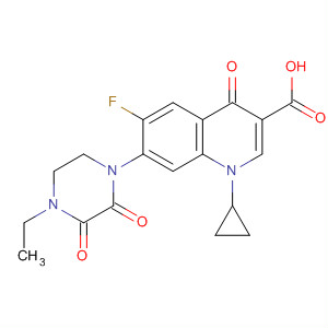 918668-12-9  3-Quinolinecarboxylic acid,1-cyclopropyl-7-(4-ethyl-2,3-dioxo-1-piperazinyl)-6-fluoro-1,4-dihydro-4-oxo-